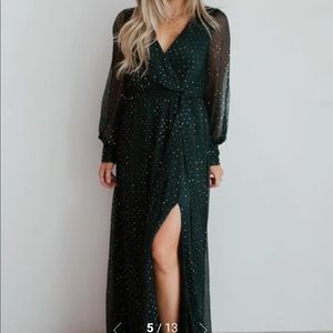 Baltic born Abigail sparkle gown